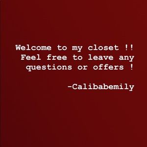 Welcome to my closet ! Happy shopping.